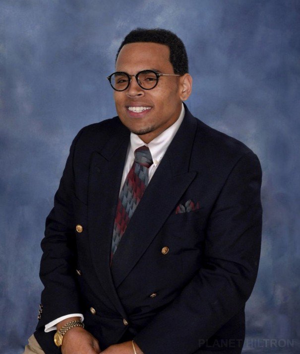 Chris Brown as a lawyer.